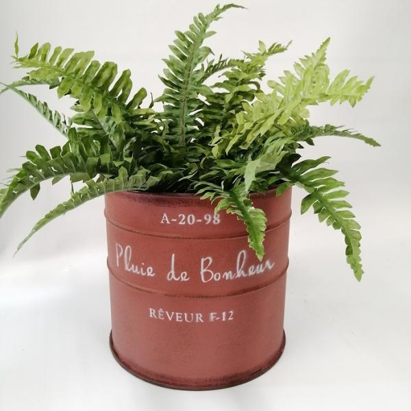 ガーデニング 雑貨 ブリキポット 植木鉢 鉢 鉢カバー プランター ブリキ バケツ アンティーク お...