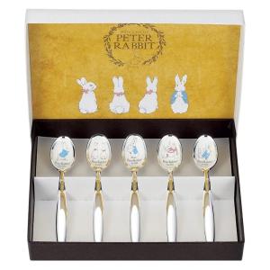 容器とスプーンセット 純銀　60g ピーターラビット アサヒ スプーン・フォーク 銀仕上 10本セット