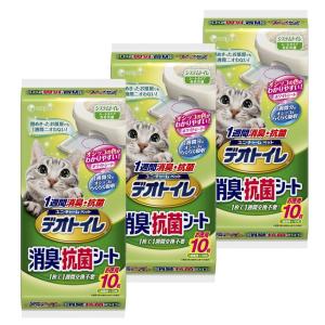 デオトイレ 10枚入り×3個 1週間消臭・抗菌シート 1週間消臭 抗菌シート