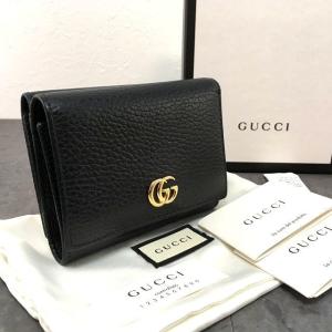 極美品 GUCCI Wホック財布 115094 GGキャンバス 308