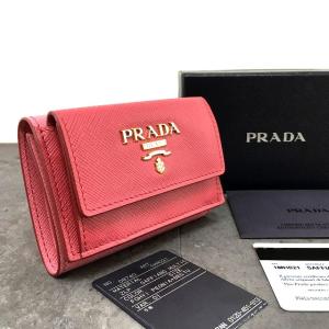 ☆送料無料☆ 未使用品 PRADA コンパクトウォレット 1MH021 箱付き 190｜s21company