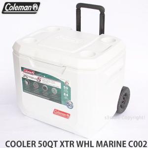 コールマン 50QT エクストリーム マリン ウィール クーラー クーラーボックス COLEMAN 50QT XTREME MARINE WHEELED COOLER アウトドア 釣り サイズ:47L