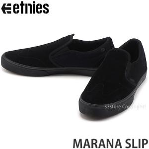 エトニーズ マラナ スリップ ETNIES MARANA SLIP スニーカー シューズ 靴 スケートボード スケボー スケシュー カラー:BLACK/BLACK