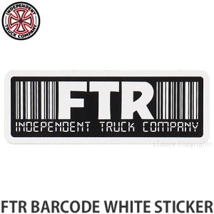 インディペンデント ホワイト ステッカー INDEPENDENT FTR BARCODE WHITE STICKER シール スケボー カラー:Black サイズ:10.4 x 3.6cm