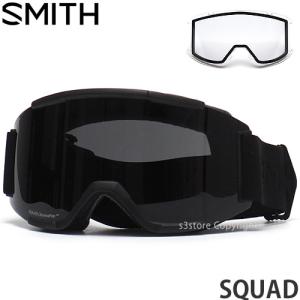 22-23 スミス SMITH SQUAD スノーボード スノボ スキー ゴーグル 替