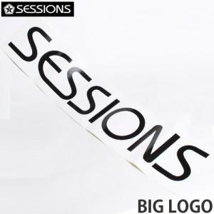 セッションズ ビッグロゴ ステッカー SESSIONS Biglogo Sticker シール スノーボード スノボ スケートボード SKATE サイズ:18.5cm x 90.0cm