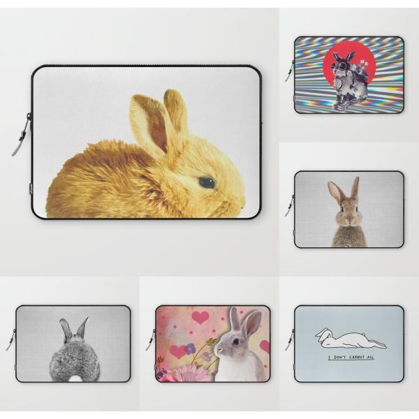 ノートパソコンケース パソコンケース PCバッグ バッグ 選べる99デザイン うさぎ 兎 ラビット ...