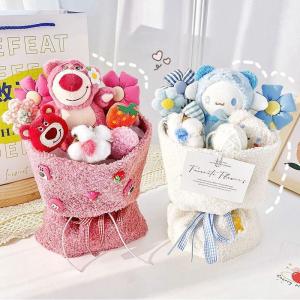 シナモン 誕生日 プレゼント セット 花束 ぬ...の詳細画像1
