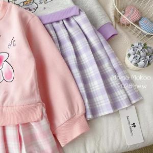 女の子 ワンピース 長袖 クロミ風ちゃん パー...の詳細画像3