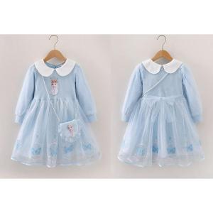ドレス 長袖 アナ雪 服 ベビー/キッズ バッ...の詳細画像1