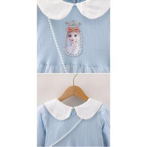 ドレス 長袖 アナ雪 服 ベビー/キッズ バッ...の詳細画像2