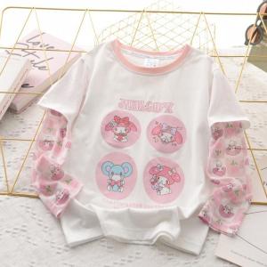 クロミ風 ちゃん シナモン キッズ Tシャツ ...の詳細画像1