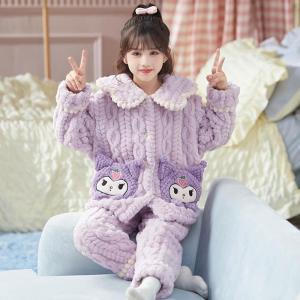 パジャマ 女の子 冬 クロミちゃん風 シナモン...の詳細画像4