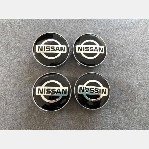 NISSAN 日産 ホイール センターキャップ 保護 カー★自動車用 防塵 4Pセット 外径60mm...