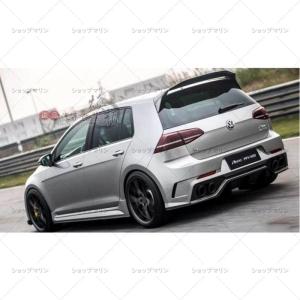 国内最安 VW フォルクスワーゲン ゴルフ7 MK7 7.5 GTI R 2014-2017 リアルーフスポイラー カーボン ルーフスポイラー｜saami-store