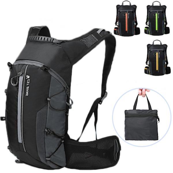 サイクリングバッグ サイクリング ランニング リュック 折りたたみ 10L ハイドレーションバッグ ...