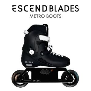 ESCEND BLADES Metro Boots 電動 インラインスケート ローラーブレード スケート ローラースケート 子供 大人 誕生日 プレゼント クリスマス ブラック｜sabb