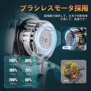 草刈機 充電式 電動草刈機 草刈り機 コードレ...の詳細画像4