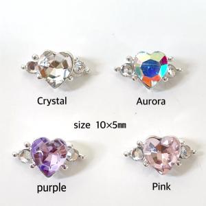 ネイルパーツ (1個) ハート アクセサリー ...の詳細画像3