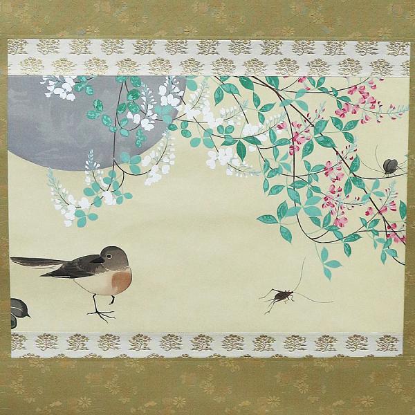 ■手摺り木版画■ 酒井抱一「四季花鳥図巻 秋」