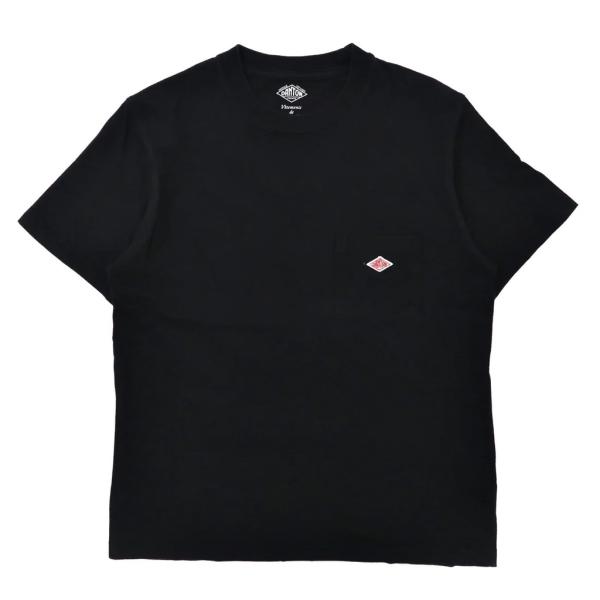 DANTON × BEAMS ポケットTシャツ 34 ブラック コットン ビームス40周年記念モデル
