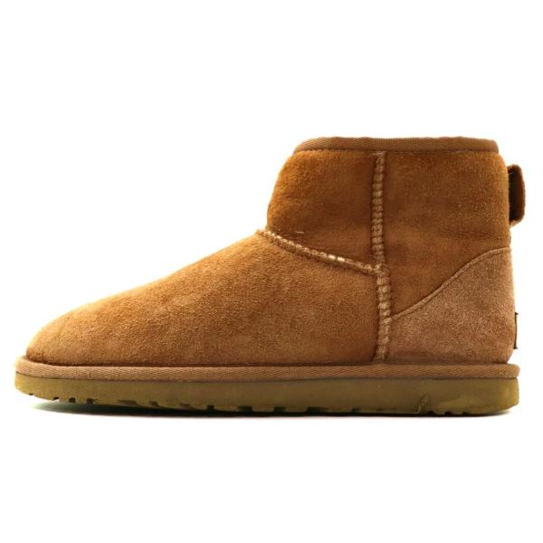 UGG クラシック ミニ ショート 23CM ブラウン スエードレザー WOMENS CLASSIC...