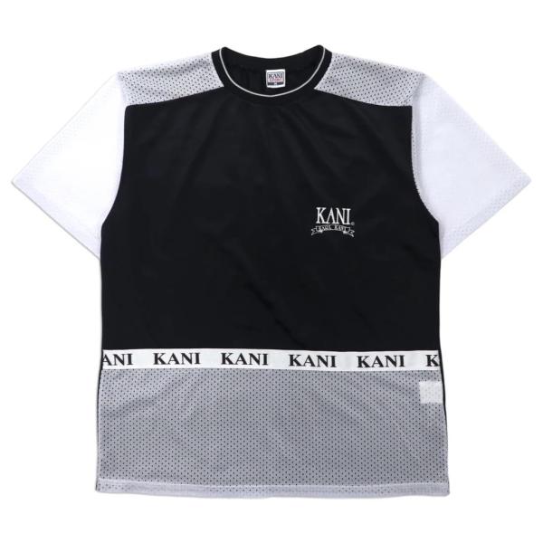 KANI SPORT ( KARL KANI ) ゲームシャツ メッシュ切替 Tシャツ M ブラック...