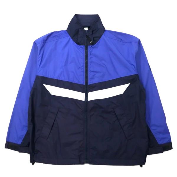 HELLY HANSEN カラーブロック セーリングジャケット ナイロンジャケット M ブルー ビッ...