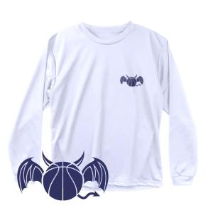 バスケ ロンT メンズ ウェア 左胸ワンポイントマーク