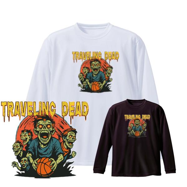バスケ ロンT ジュニア 長袖 「Traveling Dead」 バスケットボール 練習着 NORT...
