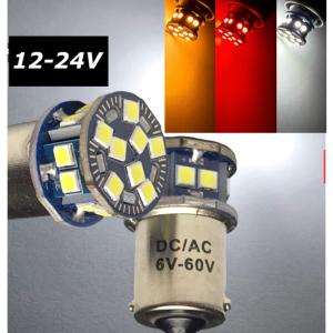 角マーカー用 24V BA9S G14 6W球 LED 10個セット 5050smd 5連 白 赤 青