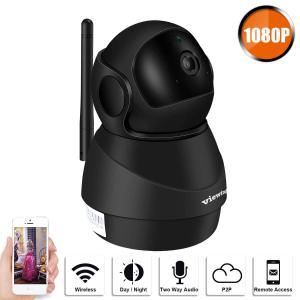 【箱傷みあり】viewing 見守り 防犯カメラ 1080P フルHD ネットワークカメラ WiFi 屋内ワイヤレス防犯カメラ 動体検知 暗視撮影 双方向音声 ベビー ペット 老人