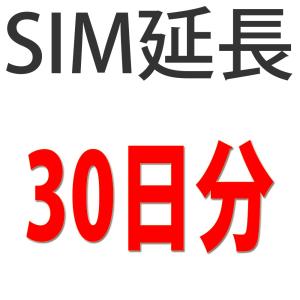 SIMセットプラン用期間延長チケット30日分※説明サイト内に旧価格のチケットあります