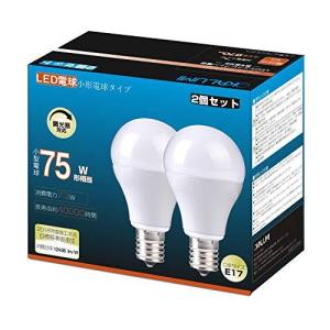 電球色 E17 LED電球 調光対応 7.3W