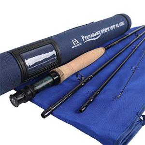 M MAXIMUMCATCH Maxcatch Nymphフライロッド4ピースIM10黒鉛フライフィッシングロッドチューブ持って 2wt