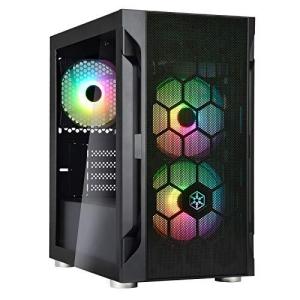 FARAシリーズ SST-FAH1MB-PRO ミッドタワーMicro-ATXケース Silver Stone