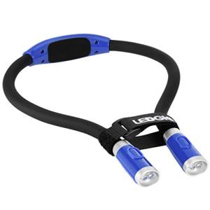 LEDGLE ネックライト ハグライトHUGlight/読書 手芸 パソコンなど手元作業用ライト/フレキシブル アームで首掛け 自立 巻きつけができる