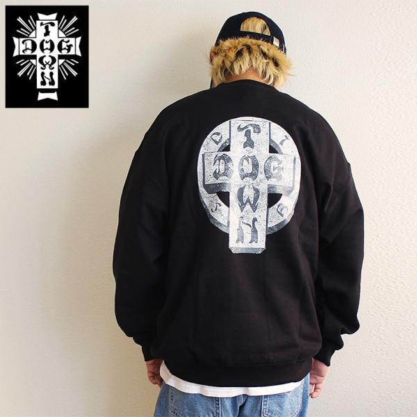 DOGTOWN ドッグタウン CIRCLE STONE CREW SWEAT クルーネック スウェッ...