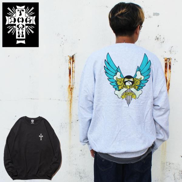 DOGTOWN ドッグタウン CROSS BONES CREW SWEAT クルーネック スウェット...