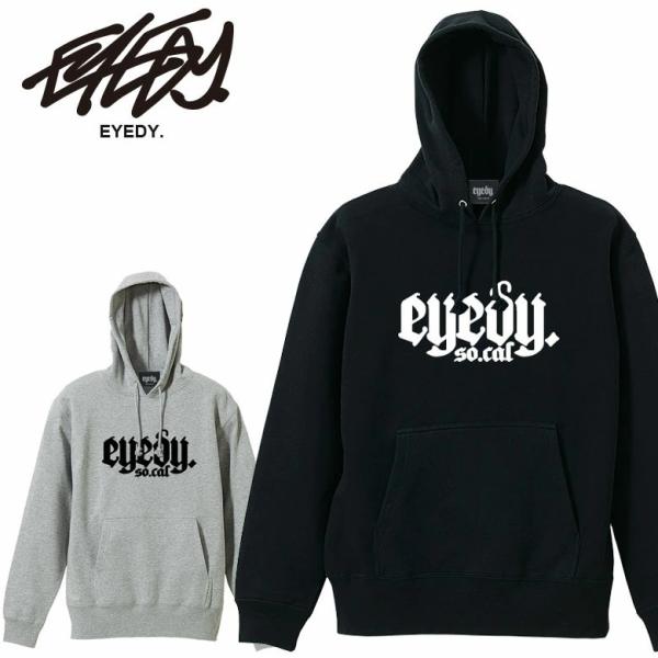 EYEDY アイディー  ロゴ 大きいサイズ メンズ スウェット パーカー フード トレーナー フー...