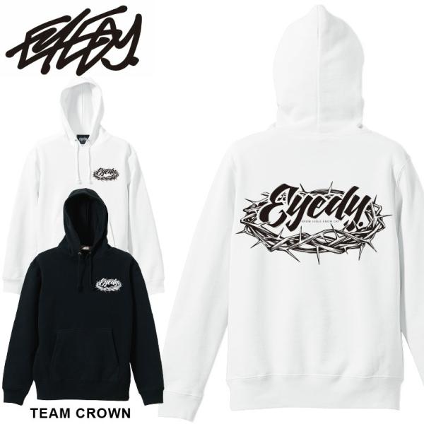 送料無料 EYEDY アイディー TEAM CROWN クラウン 大きいサイズ メンズ スウェット ...
