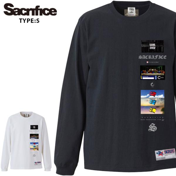 Sacrifice サクリファイス 大きいサイズ メンズ ユニセックス TYPE S ロングTシャツ...