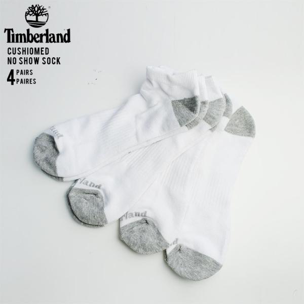 Timberland ティンバーランド Men's メンズ 4 Pair Pack Basic No...