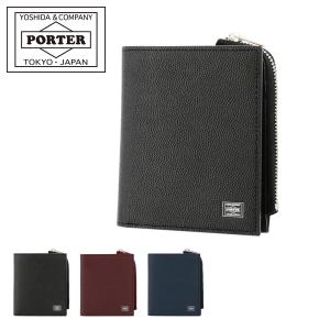 ポーター エイブル ウォレット 030-03439 PORTER ABLE 吉田カバン 日本製 二つ折り財布 ミニ財布 メンズ 牛革 本革 レザー｜sacsbar