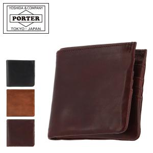 ポーター ソーク ウォレット 101-06002 PORTER SOAK 吉田カバン 日本製 二つ折り財布 本革 メンズ ミニ財布 コンパクト 牛革 レザー ブランド｜sacsbar