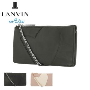 ランバンオンブルー 長財布 ジェーン レディース 482800 LANVIN en Bleu お財布ショルダー ウォレットショルダー 牛革 本革