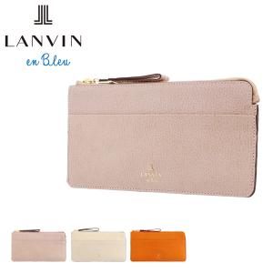 ランバンオンブルー 長財布 L字ファスナー 本革 レディース イザベル 483230 LANVIN en Bleu 山羊革 レザー 薄い 薄手 軽量