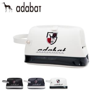 アダバット カートポーチ ゴルフ ABZ411 adabat カートバッグ マグネットポーチ ワンハンドル ロゴエンブレム刺繍 配色デザイン
