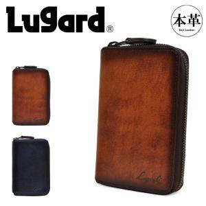 青木鞄 二つ折り財布 5190 ラガード Lugard G3  縦型 ミドルサイズ ラウンドファスナー メンズ 本革 牛革 レザー 財布 札入れ