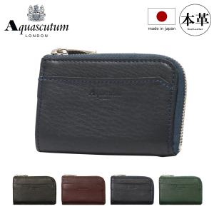 Aquascutum アクアスキュータム 小銭入れ 本革 レザー ジェット